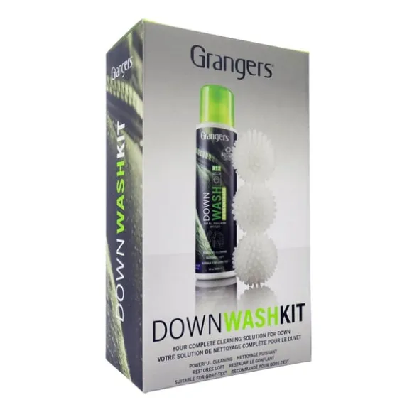 GRANGERS DOWN WASH KIT 300 ML, duntvätt med bollar, tvättbollar dun