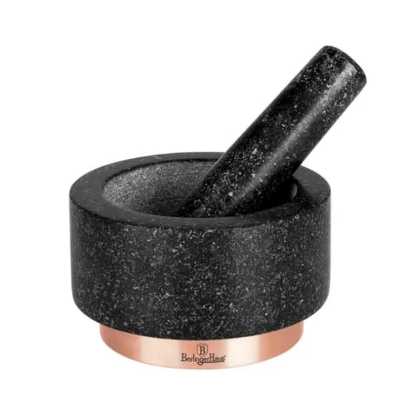 GRANITMORTEL BERLINGER HAUS BH-8608 Ø14cm SVART ROSA