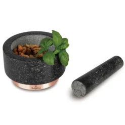GRANITMORTEL BERLINGER HAUS BH-8608 Ø14cm SVART ROSA
