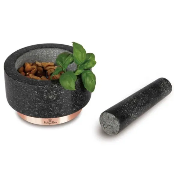 GRANITMORTEL BERLINGER HAUS BH-8608 Ø14cm SVART ROSA