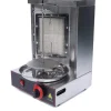 Grillmaskin, 360° roterande, justerbar temperatur,Silver