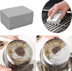 Grillskrapor - Ekologiska - 4PCS - Rengöringssten - Utsökt luktfri - Icke giftig