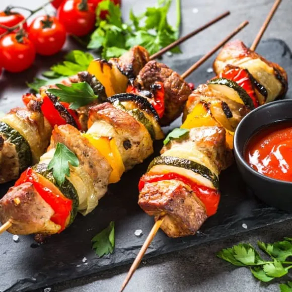 Grillspett, Bambu, 30x0,4 cm, Natur