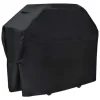 Grillöverdrag 420D Vattentätt 150x100x125 cm Svart
