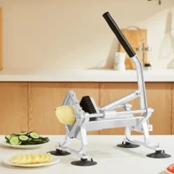 Grönsaksskivare, rostfritt stål och aluminiumlegering, 1/4 tum, manuell, skivare