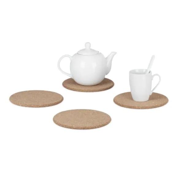 Grytunderlägg set, 1x19,3 cm, Brun