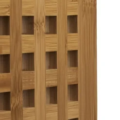 Grytunderlägg set, 4x20x20 cm, Natur, Bambumaterial