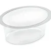 GUILLIN - MOULIPACK OGL PÅSE MED 150 genomskinlig geléäggform, polystyren, genomskinlig, 8,6 x 6,6 x 3,4 cm OGL
