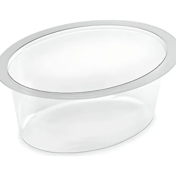 GUILLIN - MOULIPACK OGL PÅSE MED 150 genomskinlig geléäggform, polystyren, genomskinlig, 8,6 x 6,6 x 3,4 cm OGL