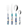 GUZZINI Flower&Citron 24-delat bestickset Mediterranean Blue