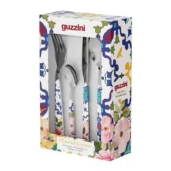 GUZZINI Flower&Citron 24-delat bestickset Mediterranean Blue