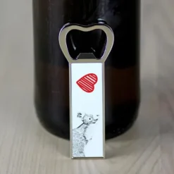 Haflinger Fohlen - flasköppnare med häst, personlig kylöppnare, unik present till en man från Art-Dog