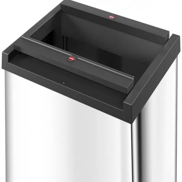 Hailo 0860-211 Big-Box Swing XL papperskorg 52L rostfritt stål