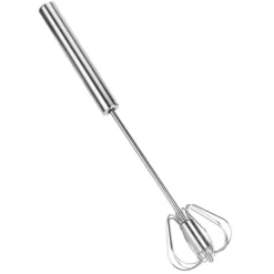 Halvautomatisk äggvisp i rostfritt stål Mixer Mixer Mjölkskummare Köksredskap (K3328#B (M))