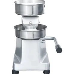 Hamburgerpress i aluminium med 500 pappersark | Diameter: 13 cm | Perfekt för professionell användning