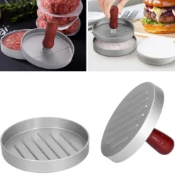 Hamburger Press Non Stick Köksredskap Multifunktion Utmärkt köksredskap Burger Maker Form