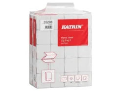 Handduksark Katrin V-Fold 2-lagers L22,4xW23xD11,5cm Mix Vit,20 pk x 200 ark/krt