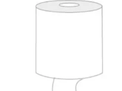 Handduksrulle Katrin Plus S 2-lagig 60 m utan hylsa Oförd Ny fiber,12 rl/krt