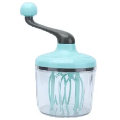 Handmixer PP Handhållen äggvisp med avtagbart handtag gräddvisp Bekväm och halkfri ljusgrön för kök