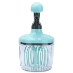 Handmixer PP Handhållen äggvisp med avtagbart handtag gräddvisp Bekväm och halkfri ljusgrön för kök