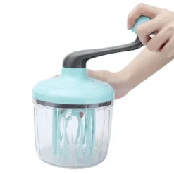 Handmixer PP Handhållen äggvisp med avtagbart handtag gräddvisp Bekväm och halkfri ljusgrön för kök