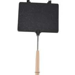 Handsmörgåsmaskin Multifunktionell dubbelsidig förhindra Stick Hand brödrost Smörgåsmaskin för hemfrukost