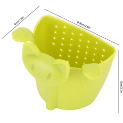 Hemmakontor Söt Kattformad Silikon Teinfuser Tesil Filter Teservis Tillbehör Grön