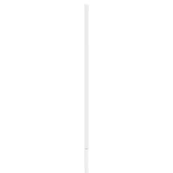 Högglans vit diskmaskinspanel i konstruerat trä | Storlek: 45x1,5x67 cm