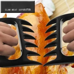 HK12047-Köttavskiljarhandtag. köksgaffel. köttkvarn. Utegrill. Björn klo. köttskärare. B