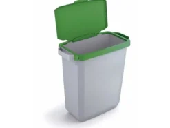 Hængslet låg til affaldsspand Durable Durabin 60L grøn