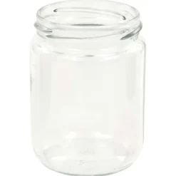 Honungsburkar - Living Syltburkar i glas med vita och röda lock 96 st 230 ml