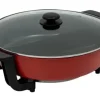 Hot Pot, 6 L kapacitet, justerbara temperaturinställningar,röd