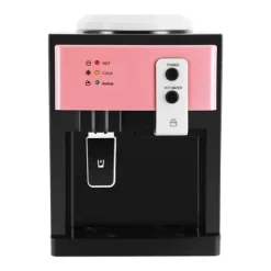 HS-09 - Bordsmodell vattendispenser/vattenkylare - Varm & kall - Avtagbar design - 550W värme, 75W kyla - PP & 304 rostfritt stål - Rosa