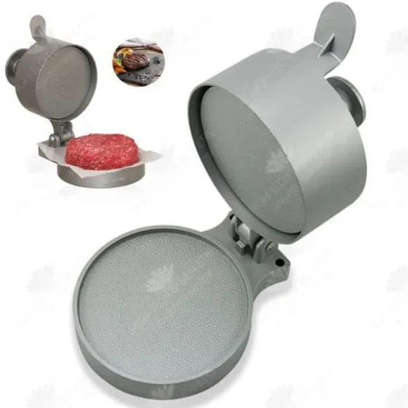 HTBE® TD® Professional Burger Press Hamburger Matlagning Grill Grill Stek Biff Nötkött Köttrestaurang Picknicktillbehör