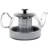 Ibili Glas Med Induktionsfilter Tekanna 800ml Silver