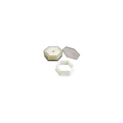 Ibili 784204 Smooth Hexagon Cutter Set om 9