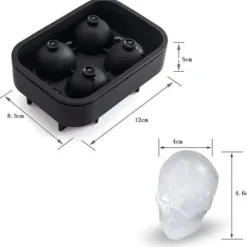 ICE BAG 3D skalle form realistisk skalle form design dessa iskub formar kan göra dina drinkar riktigt g201