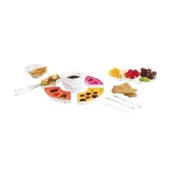 3 i 1 chokladfondue - DELTA - Variabel temperatur - Vit