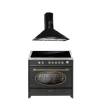 Induktionsspis - GURARI - E 913 RU BL - 90 cm - 5 induktionszoner - XXL ugn 121 L