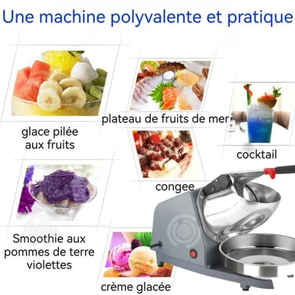 INN Iskrossare 2L hushålls- och kommersiell smoothie-maskin med dubbla blad 250W hög effekt smoothie-maskin