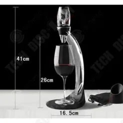 INN® luftare kit fristående vinkaraff set omedelbar professionell vinhandlare fina vinaromer elegant design present