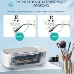 INN Ultrasonic Cleaner 45kHz 350ml 3 timernivåer 360 graders rengöring Ultrasonic Cleaner Ultrasonic Bezel Cleaner
