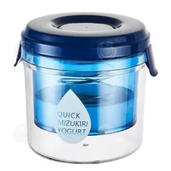 INN Yoghurtsil med lock Bärbar återanvändbar grekisk yoghurtsil Vassleavskiljare för grekisk yoghurtjuicete