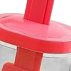 Integrerad silikonoljeflaskaborste Olivoljadispenserflaska med silikonborste för matlagning Bakning Grill Pickling Pink