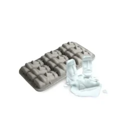 Isbitsbricka i form av en Moai eller chokladkakaform ovanlig isbitsbricka