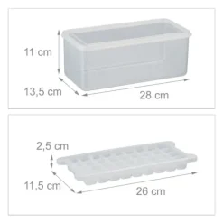 Isbitsformssats, 28x13,5x11 cm, Klar