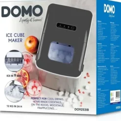 Isbitsmaskin - DOMO - DO9253IB - 1,8 liter - 120 W - Isbitar på 9 min