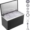 Ishink 24x20x15, Drop in Ice Chest, i rostfritt stål med lock