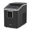 Ismaskin - H.KOENIG - 12 kg - 120 W - 2 storlekar på isbitar - Svart