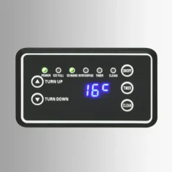 Ismaskin 45 kg/dygn - Effektiv isstillverkning för hem och företag | Färg: Silver